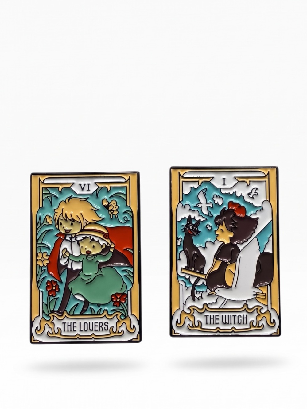 Anime The Lovers and The Witch Enamel Pins